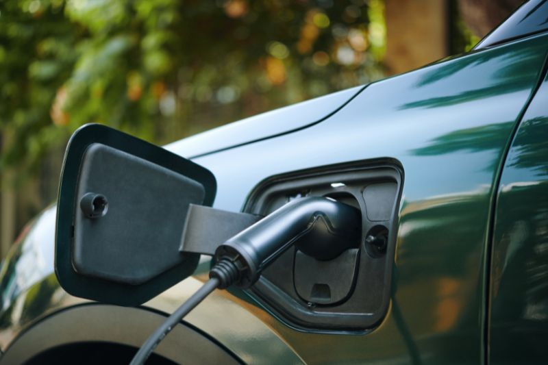 connettore Tipo 2 usato per la ricarica in corrente alternata (AC) delle auto elettriche